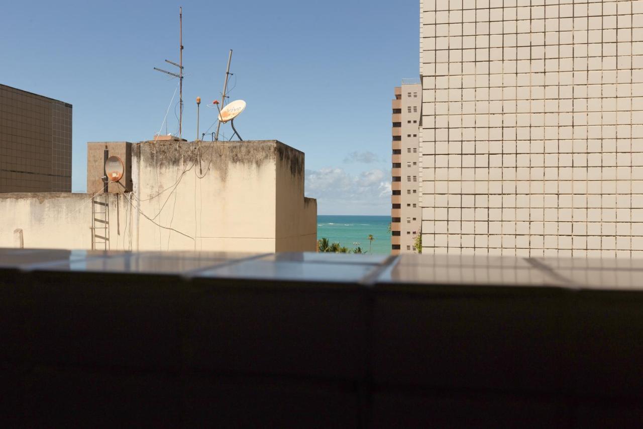 Flat quarto e sala c/ vista mar espetacular Maceió Exterior foto