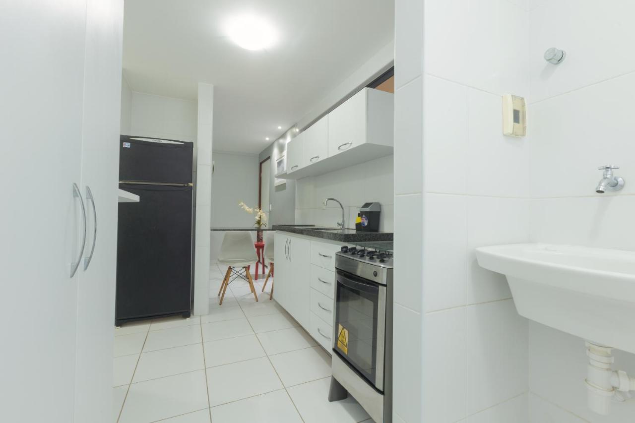 Flat quarto e sala c/ vista mar espetacular Maceió Exterior foto
