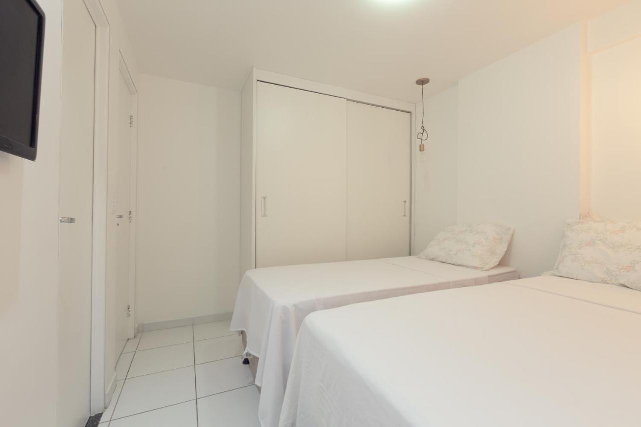 Flat quarto e sala c/ vista mar espetacular Maceió Exterior foto